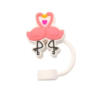 Pink love bird / 10mm inner diameter