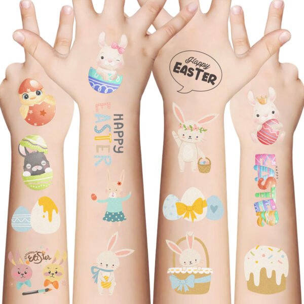 oly-1efc4be6807cf6eef58f5a3c465ef44b Wholesale holiday Easter tattoo stickers waterproof holiday party children disposable tattoo stickers batch