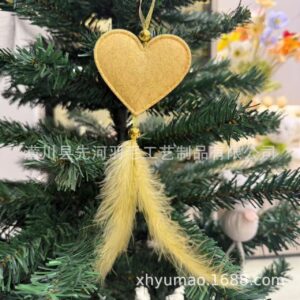 Golden love heart