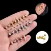 Wholesale 1 Piece Ear Cartilage Rings & Studs Vintage Style French Style Simple Style Star Wings Butterfly 316L Stainless Steel Copper Waterproof Non Tarnish Surgical Steel Zircon
