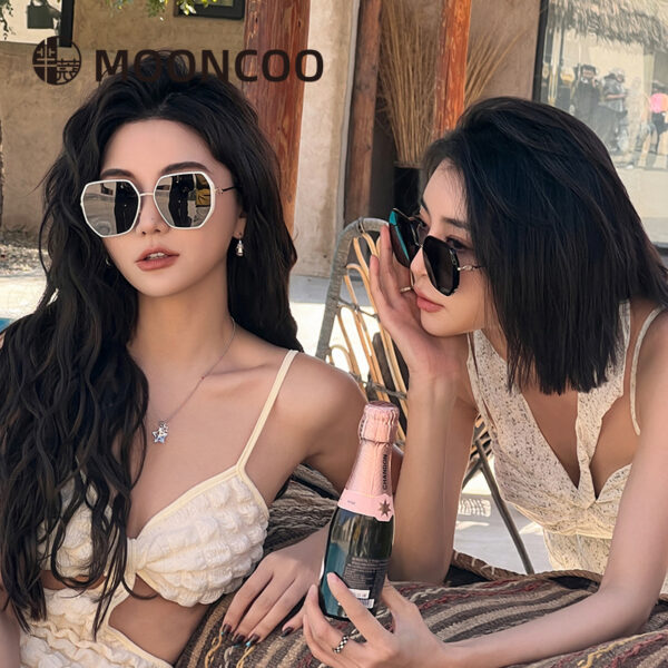 Wholesale Style Sunglasses for Women, High-End Big-Name Anti-Uv Sunglasses, Outdoor Street Photography, Fashionable Polarized Sunglasses