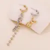 Wholesale 1 Pair Luxurious Simple Style Commute Tassel Copper Drop Earrings