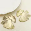 Wholesale PVD Coated Real Gold Plated 14K Gold Sector 304 Stainless Steel Modern Style Classic Style Waterproof Non Tarnish Drop Earrings