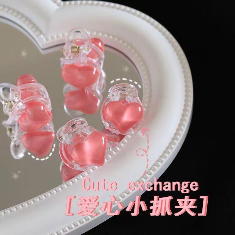 Wholesale Is the feeling of heart ~ pink love super sweet small grab clip girl heart bangs clip cute sweet Tanabata new