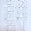 Wholesale Transparent Rocking Acrylic Piece DIY TikTok TK Jewelry Accessories Handmade Patch Material Flow Hemp Mold