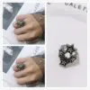 oly-202192fd682689d3ca1ded0b14f5918a Wholesale Vintage Dark Street Style Women's Ring Trendy Finger Ring Disco Dancing Index Finger Ring