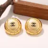 Wholesale Geometric Hypoallergenic Stud Earrings For Women In Copper With KC Golden Plated UV Plating And 0.03µm Thickness