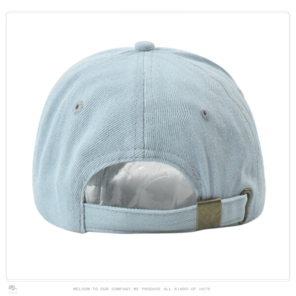 oly-20436d7ae62a1325234218b26bb6092a Wholesale Hat Women's Washed Denim Personalized Fashionable Hole Men's Baseball Cap Outdoor Sun Hat Sun Protection Peaked Cap