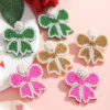 oly-20515c5d2858152fa11cb6f3e0b2e956 Wholesale Bow Earrings Best-Selling Rice Bead Earrings Sweet and Cute Creative Personalized Butterfly Earrings