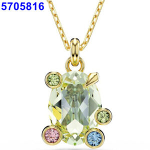 Green dopamine diamond necklace