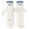 oly-206c997faad6e714b4b4bd53db4c359a Wholesale warm coral fleece socks hand-in-hand couple socks eye mid-calf length socks Valentine's Day gift socks
