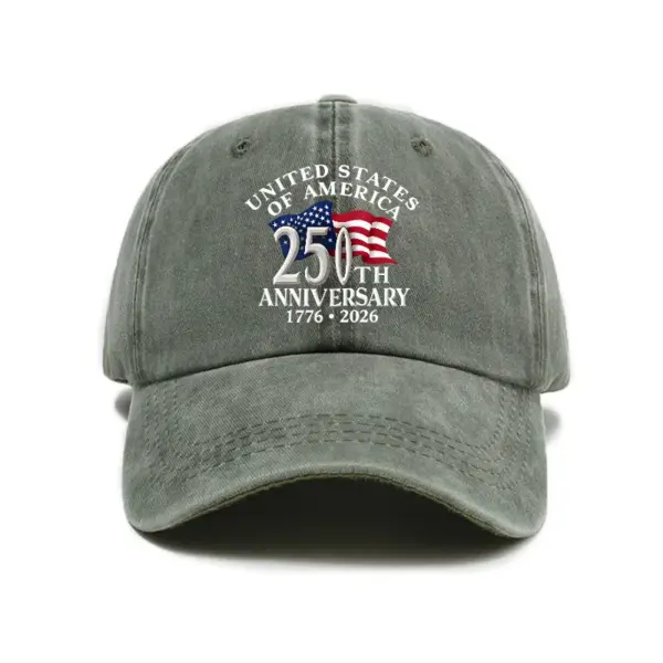 oly-20709e41835b7cce354d4774107d5e2e Wholesale United States Unisex Baseball Cap In Grey Cotton With Printing, Perfect For Independence Day