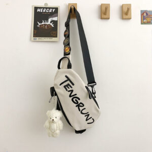 9369 White [three-color badge + Red Bear pendant]]