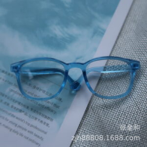 Blue frame through