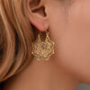 oly-209e10b31e022b27c5ddd663108cbb2e Wholesale Ethnic earrings exotic mood retro metal hollow flower earrings Bohemian carved court style earrings