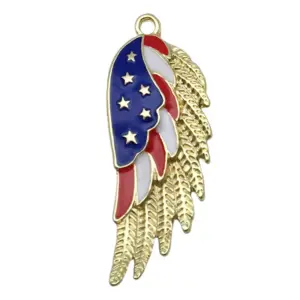 1 American Independence Day Flag Right Wing 47x18mm-4.4g-19079