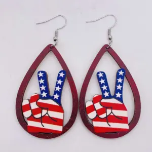 JE0786A / Wooden earrings