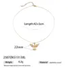 Wholesale Stainless Steel Titanium Alloy Necklace Fashionable Versatile Non-Fading Hot Sale Style Animal Pattern