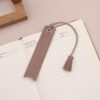 Wholesale leather tassel bookmark printable book reading paging device with lanyard double-sided bookmark