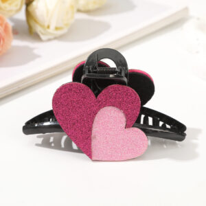 11cm glitter love gripper rose pink