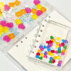 Wholesale Transparent visual notebook diy hand ledger creative stationery a5 notebook 6 hole acrylic quicksand loose-leaf book
