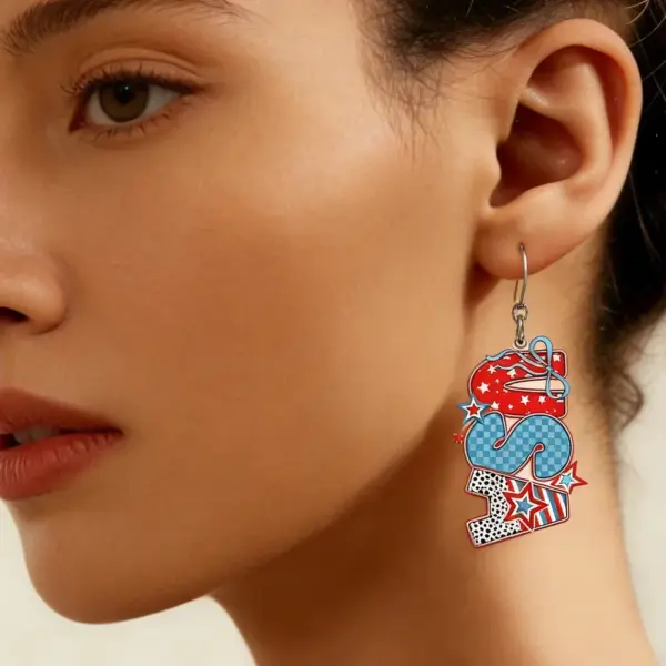 oly-21a2347e69abcd82865d99bf13ae7f1f Wholesale Retro Multicolor Acrylic Drop Earrings For Women With 304 Stainless Steel Ear Pins