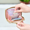 Wholesale High-quality leather wallet, clutch, butterfly coin purse, mini card holder