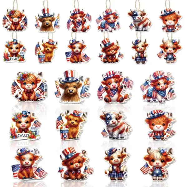 Wholesale Alpine Bull American Holiday Party Gift Decoration Paper Home Decoration Accessories