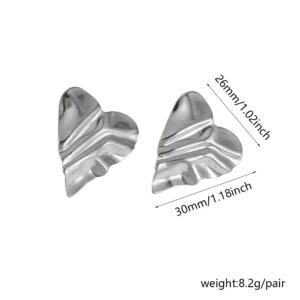 Silver heart shape