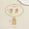 Wholesale Geometric Tassel Jewelry Set For Women In Electroplated Copper With 18K Real Gold Plated And Seed Bead Inlay Featuring O Chain