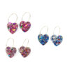 Wholesale  Romantic Sequins Transparent Love Earrings Niche Design Valentine's Day Series Earrings