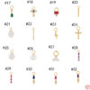 Wholesale Silver natural pearl earrings, freshwater pearl earrings, pendant