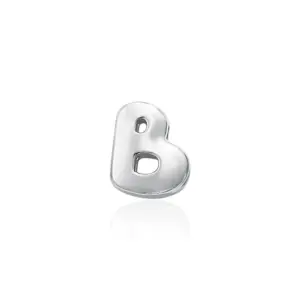 Silver Letter B