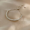 oly-22272cf96ad7ff12ad1e9178c313b19e Wholesale Gypsophila Bracelet Niche Korean Style Female Ins Cold Style Design Adjustable Drawstring Bestie Jewelry