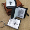 oly-2244357e99c5b4fd0231101627c0ac07 Wholesale Pendant Jewelry Cross Mini Small Scripture Pendant Keychain