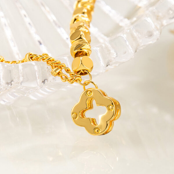 oly-224cfa81a2c2ed151486fd155bf53254 Wholesale Broken Gold Bracelet Women's Entry Luxury Niche High-end Sense Exquisite Bracelet Design Girlfriend Gift
