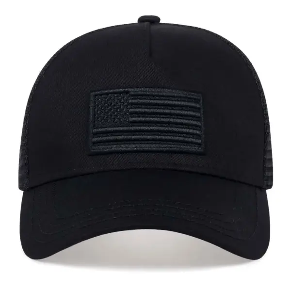 oly-225f52501027142f8cc774f3745dac78 Wholesale American Flag Women's Casual Outdoor Baseball Cap With Curved Brim, Polyester Material Featuring Embroidery