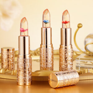 Wholesale Acquino Petal Jelly Color-changing Lipstick No-fading No-stick Cup Lip Balm No-fading Lipstick Cross-border Makeup