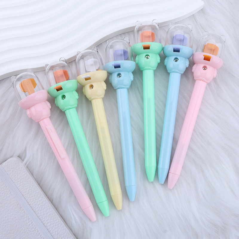 Wholesale Creative basketball ballpoint pen ins high-value student shooting gel pen quick-drying ink printable logo toy
