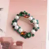 Wholesale Asymmetrical Zinc Alloy Pin Garland With Artificial Pearl Inlay, Perfect For Independence Day