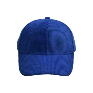 Royal blue-corduroy baseball cap / Children's 2-8 years old (head circumference 52-54cm)