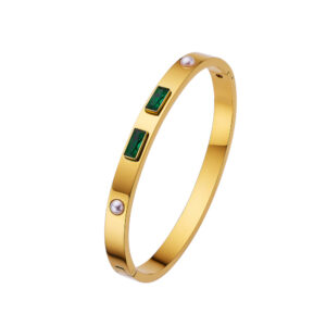B169 Golden Pearl + Green Diamond