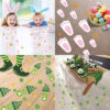 Wholesale  Border Easter St.Patrick's Day Irish Festival Bunny Footprints Floor Green Sticker