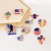 Wholesale American Flag Pin In Zinc Alloy Featuring Enamel Craftsmanship, Stylish Flag Brooches