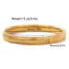 Wholesale Round Solid Color 304 Stainless Steel Modern Style Simple Style Classic Style Titanium Steel Bangle