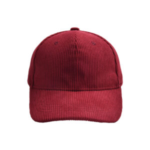 Wine Red-corduroy baseball cap / Children's 2-8 years old (head circumference 52-54cm)