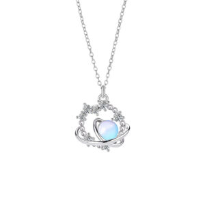Wholesale Original Design Cosmic Planet Necklace Female Temperament Fashion Internet Celebrity Commuting Stainless Steel Clavicle Chain New Wholesale Tide