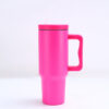oly-23765b9f045f4bdbd5d5b2ca7e5ca8d2 Wholesale Third Generation 40oz Ice Cup Car Handle Straw Thermos Cup 304 Stainless Steel Thermal Insulation and Cold Storage