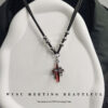 oly-2377c0729e0893d2afad0af8128c5f7a Wholesale Diablo Style Liquefied Star Mans Men's Necklace Hip Hop Style Necklace Woolen Chain Niche Design High-grade Female Clavicle Chain
