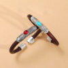 oly-2379895981b7bece2de0e5b6220a6cbb Wholesale Xizang Caulis Spatholobi Bracelet Unisex Xizang Silver Rattan Bracelet Ethnic Style Retro Art Natural Rattan Bracelet